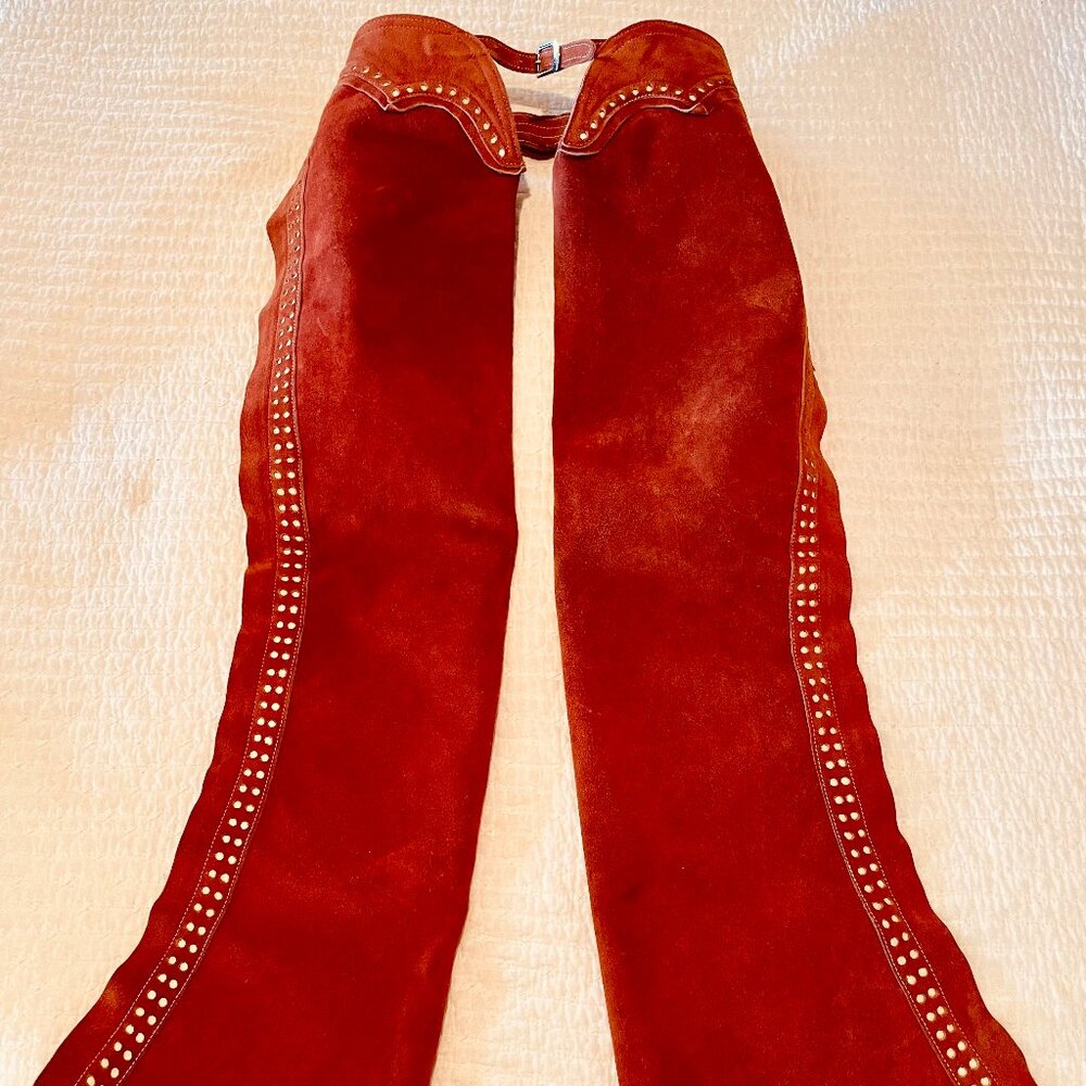 Handmade Suede Leather Chaps